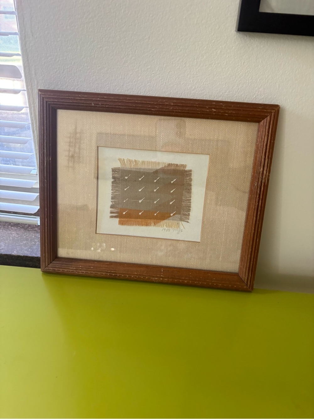 Vintage 1988 Textile Art
